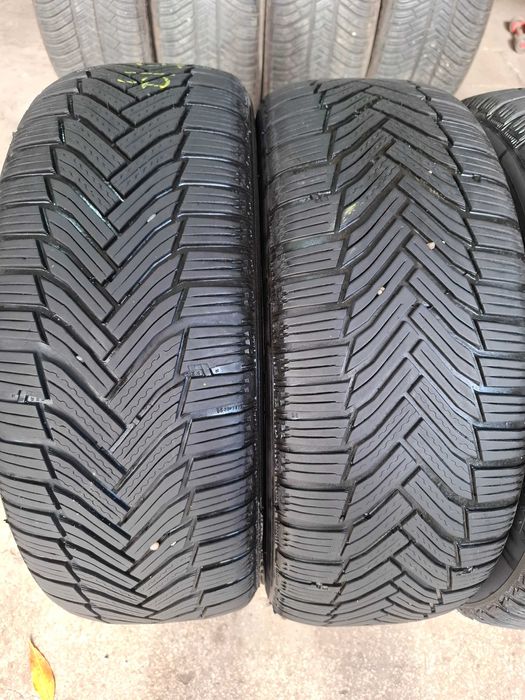 4 Зимни гуми Мишелин 215/55/17 ДОТ21 (безплатно поставяне)