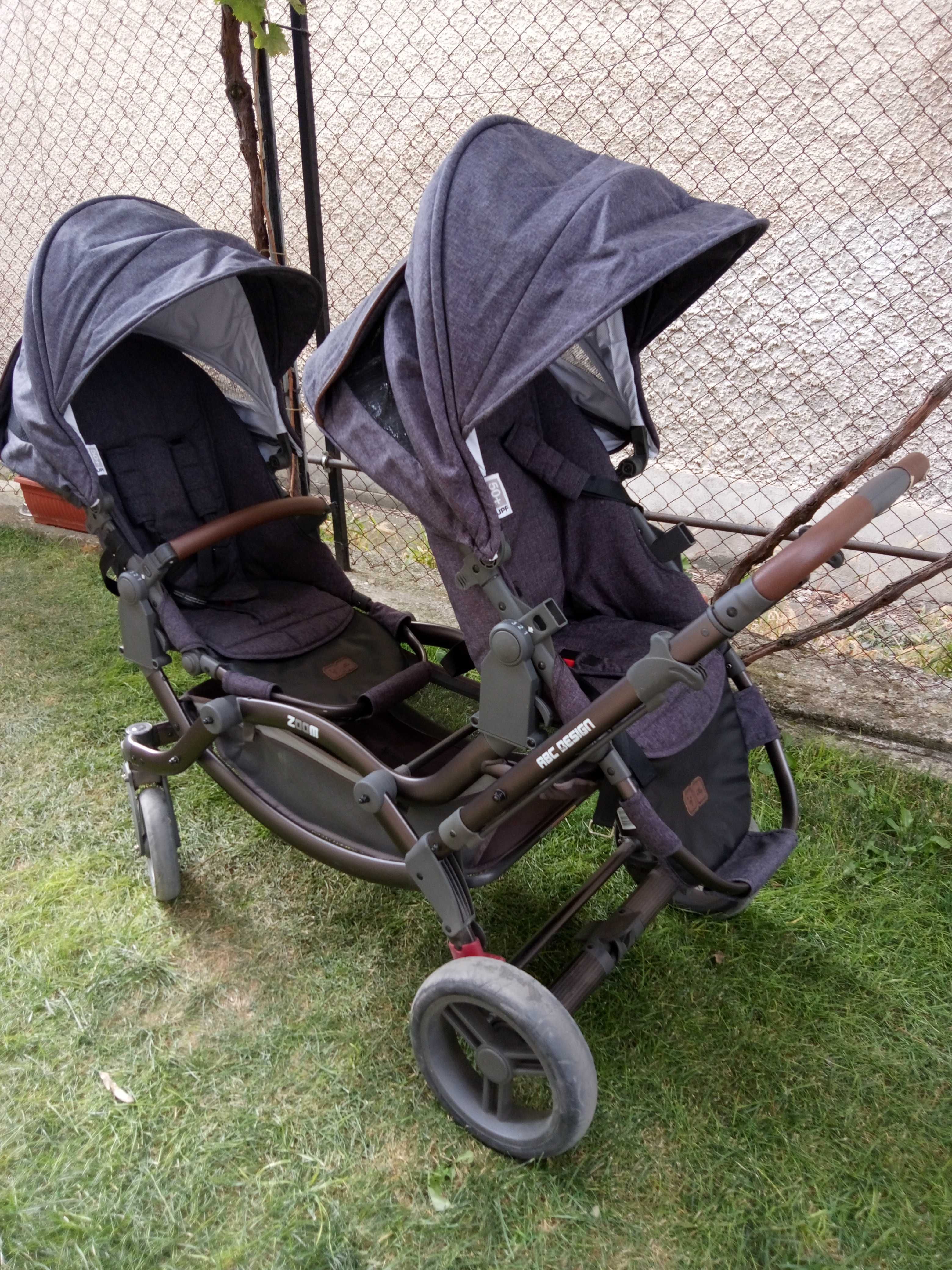 ABC DESIGN - Бебешка количка за близнаци ZOOM STREET