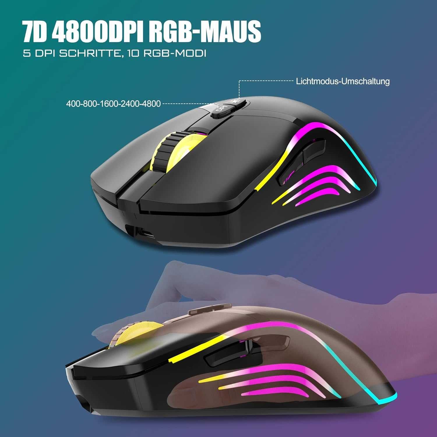 Геймърска клавиатура и мишка RedThunder K20 German QWERTZ,Гаранция