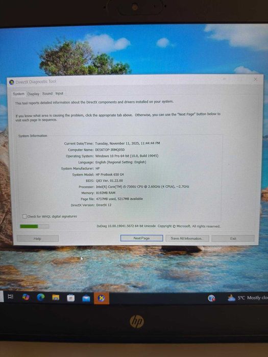 Laptop HP ProBook 650 G4