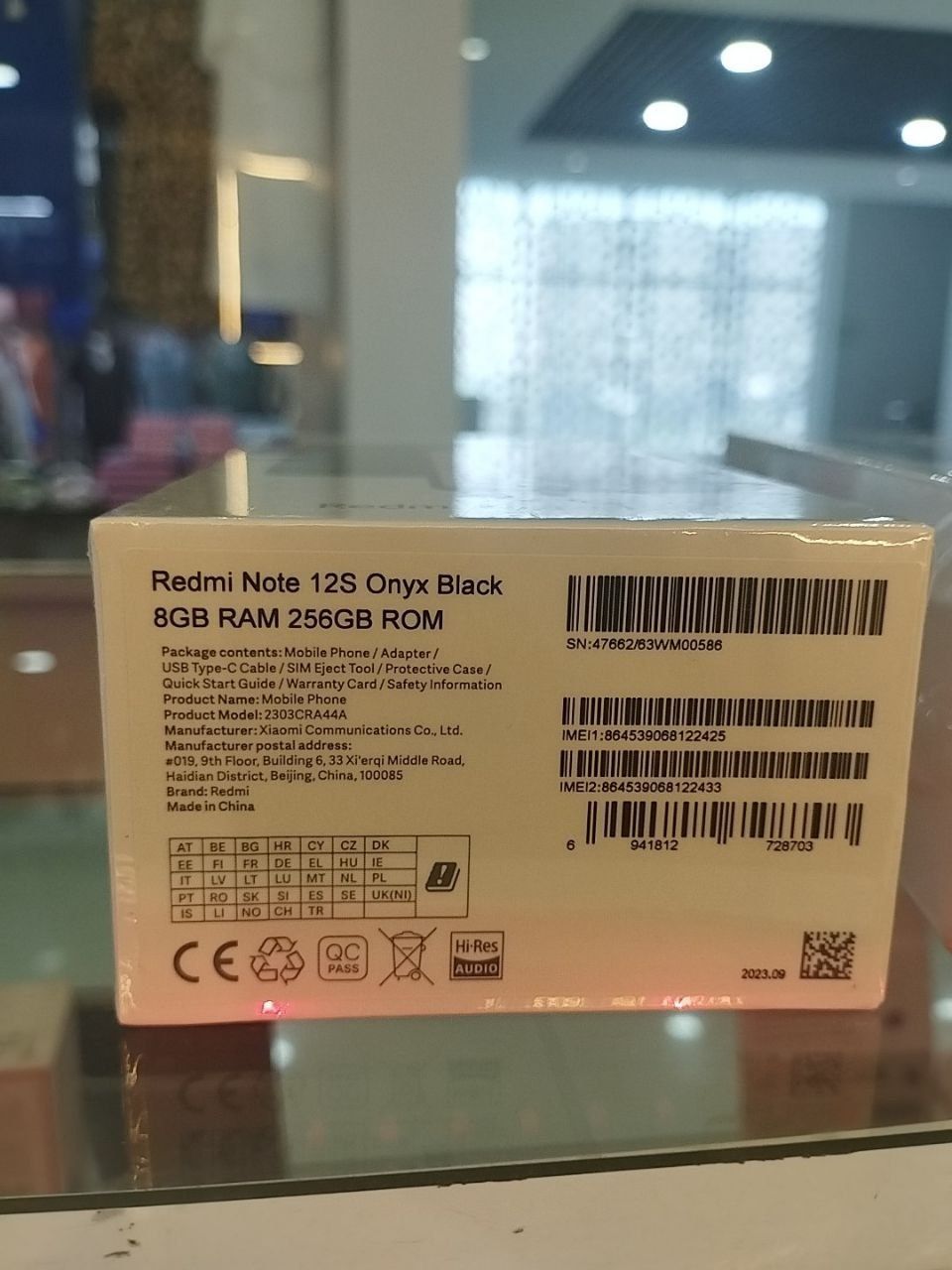 Smartfon Redmi Not 12 S 8/256 qora