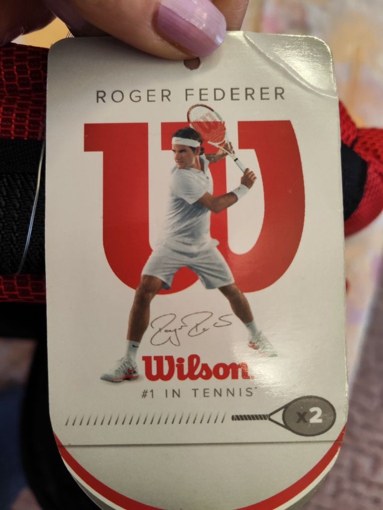 Тенис раница Wilson Federer Team Premium, червена