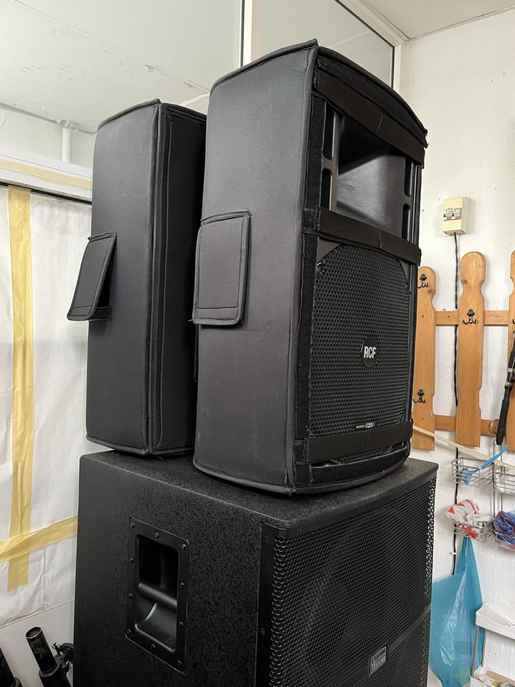 RCF Art525A и 18 sound баси!