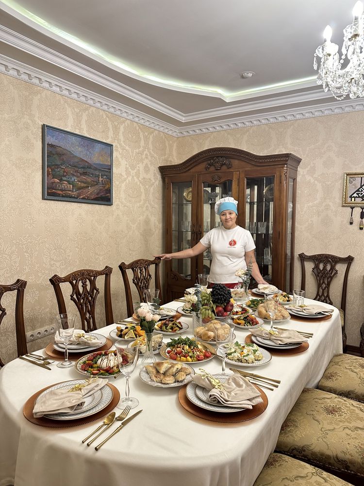 Повар на выезд Астана, повар на дом,помощницы