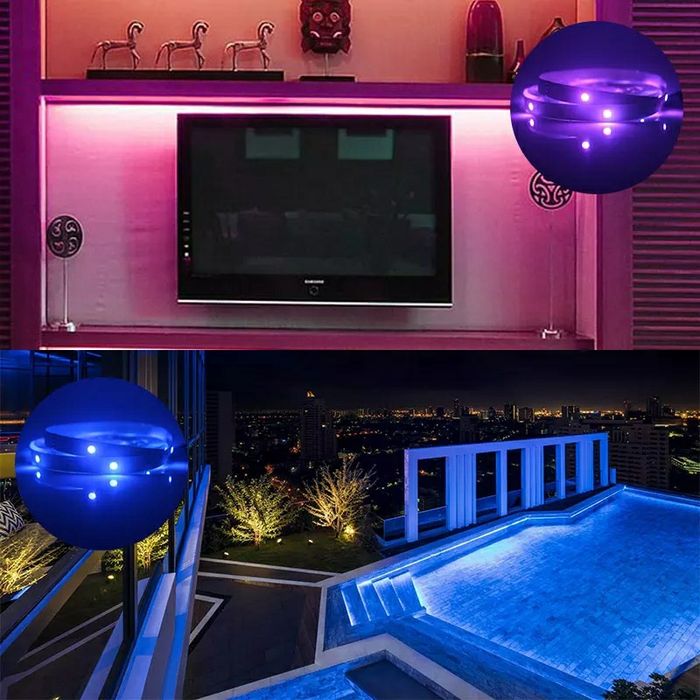 Kit Bandă Led Cu Telecomandă RGB, 300 LED-uri /Lungime 5Metri