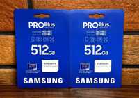 Samsung Pro Plus 512GB microSD, 160MB/s 4K + Гарантия