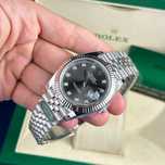 rolex datejust 41mm silver jubilee 2