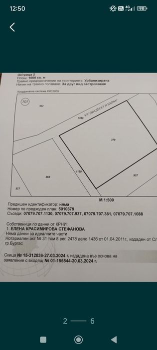 Продавам парцел в острица2