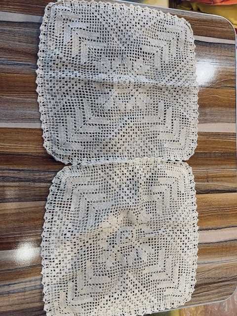 Дантелени плетива на една кука - карета, възглавнички