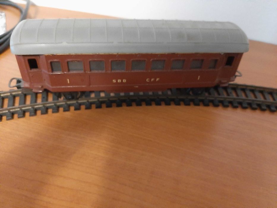 Set de 2 vagoane de tren, de colectie - scara HO 1:87