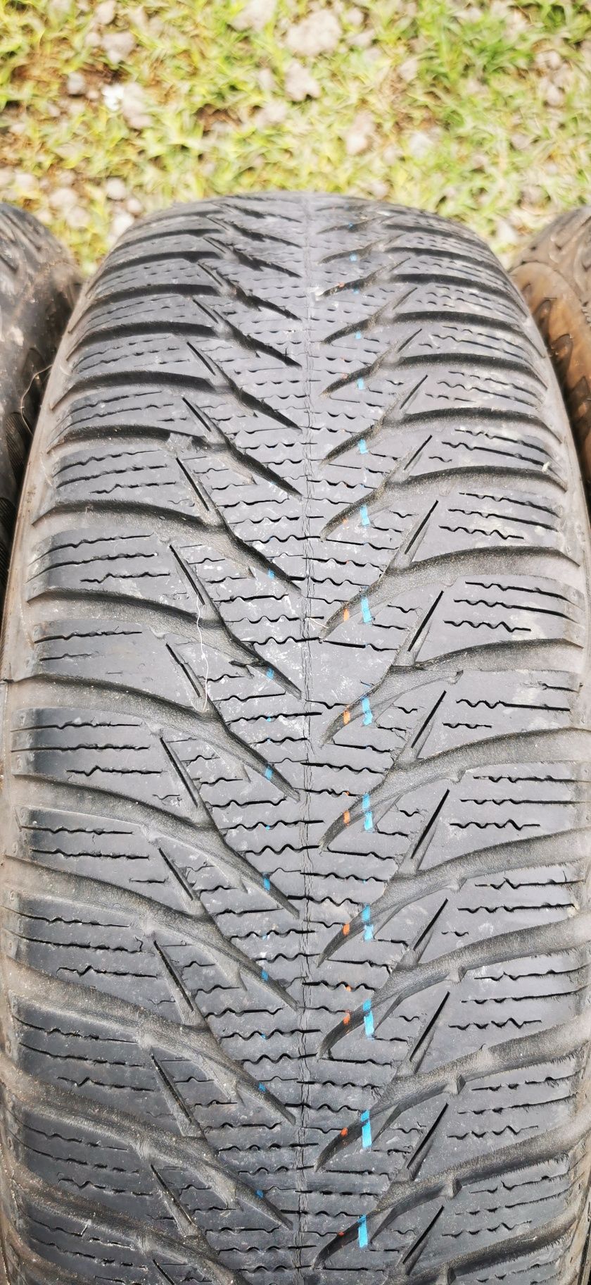 Set 4 jante aliaj 5x100 r14 6j et38 anvelope allseason M+S goodyear