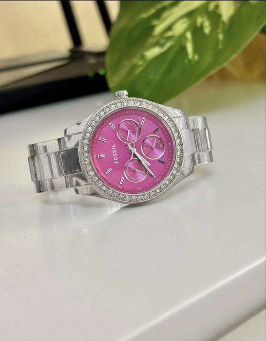 Ceas Fossil original cadran roz