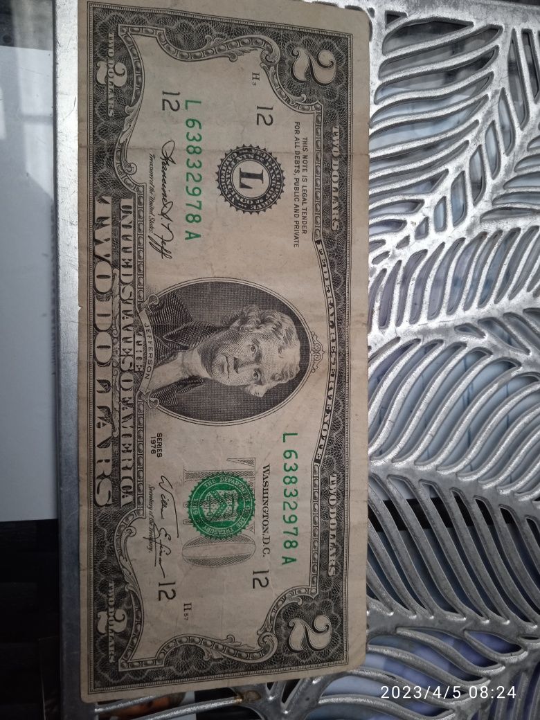 Dolari vechi din anul 1976