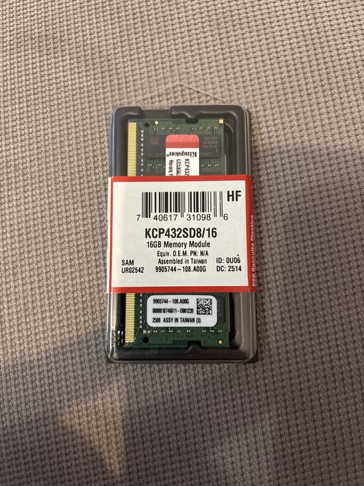 Kingston 16gb ddr4 SODIMM