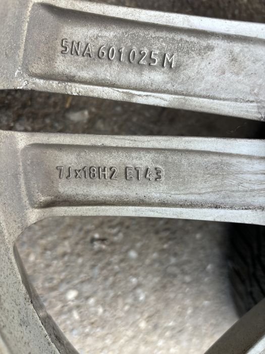 Jante VW TIGUAN R18 originale 5x112 iarna 235/55/18