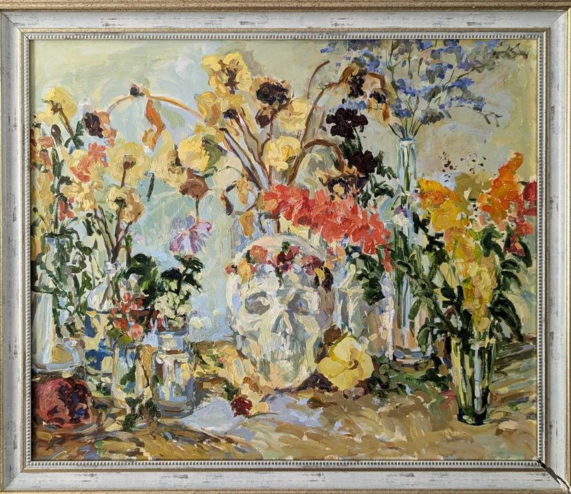 Авторская картина Натюрморт "Праздник жизни" маслом 65х70см