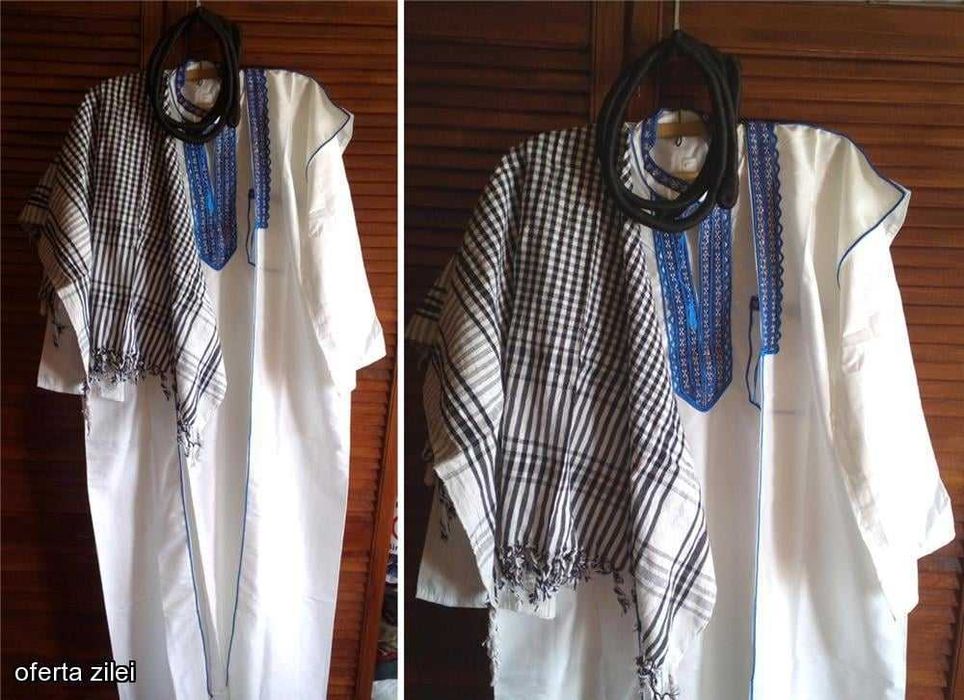 Costum barbatesc traditional islamic, nou, 4 piese (Made in Egypt)