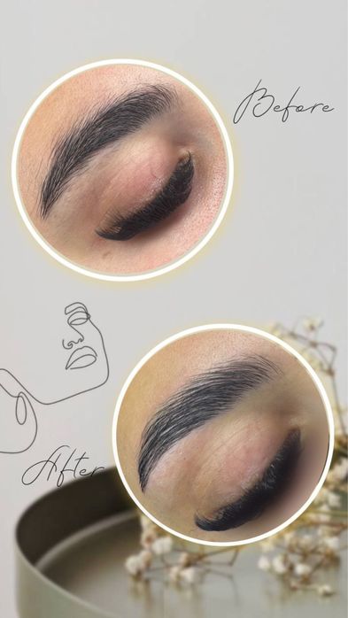 Pensat, laminare gene & sprancene