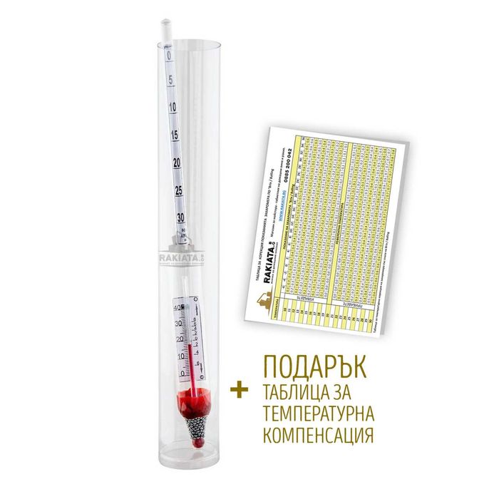 Захаромер С Колба,Вграден Термометър За Температурна Корекция,20200135