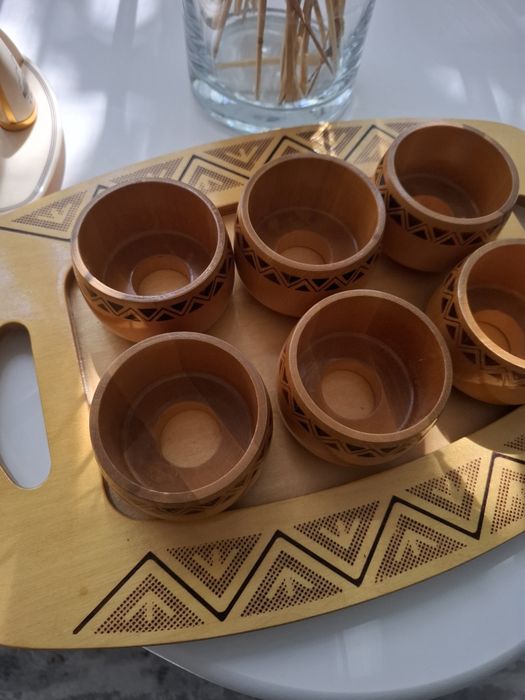 Подстаканники деревянные СССР