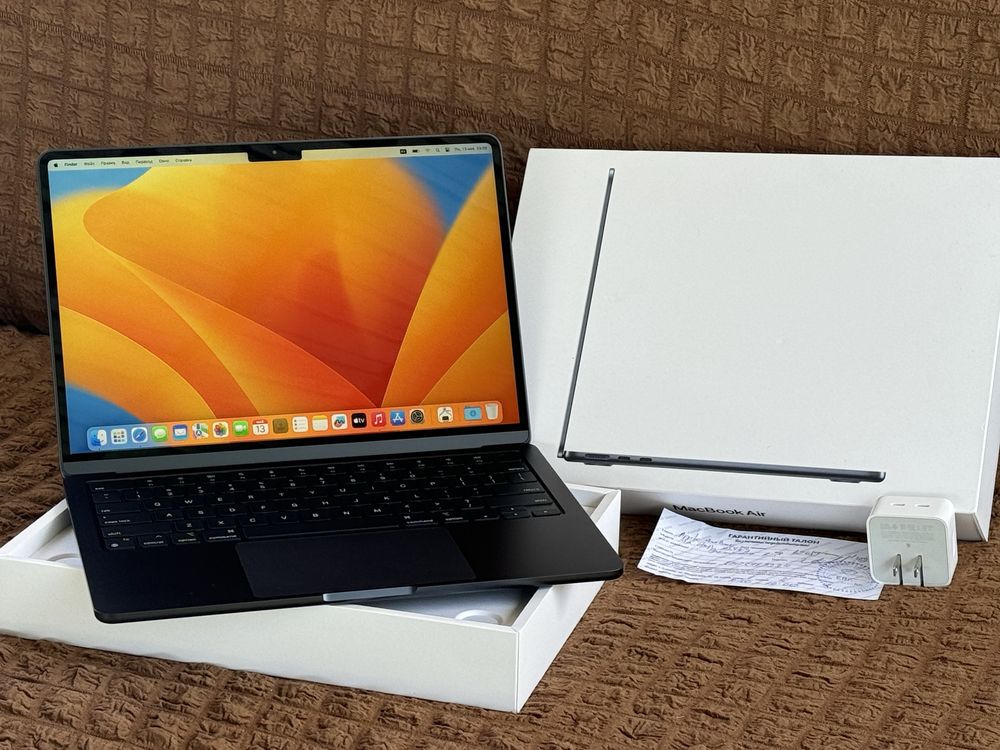 512GB/цикл 2/MacBook Air M2 2022 Midnight EAC на SSD512Gb/8Gb RAM