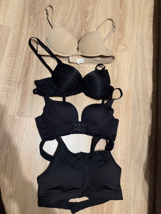 Set 4 sutiene și bustiere super extra dublu push up