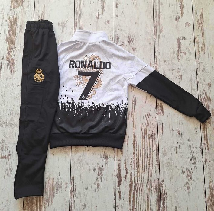 Детски анцуг Мбапе 10 с качулка  2025 Памучен Анцуг Реал Мадрид