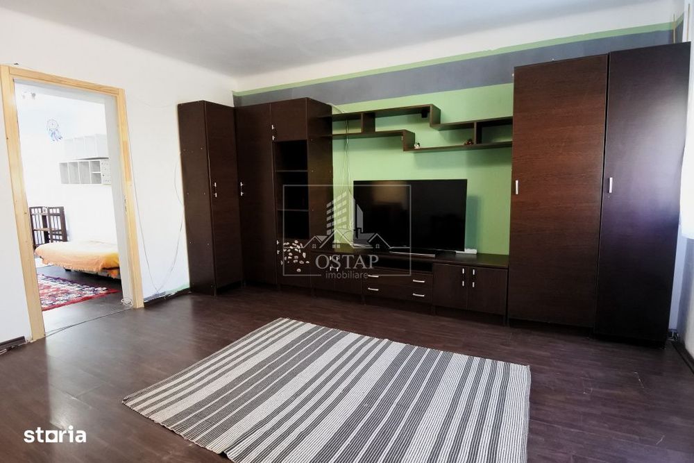 Energiei-Cuza Voda-apartament 2 camere-parter inalt-mobilat si utilat