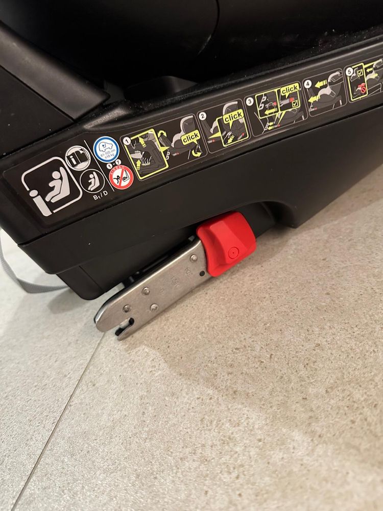 Scaun auto ISOFIX i-Size Britax Romer DUALFIX M Gray,61-105 cm,rotativ