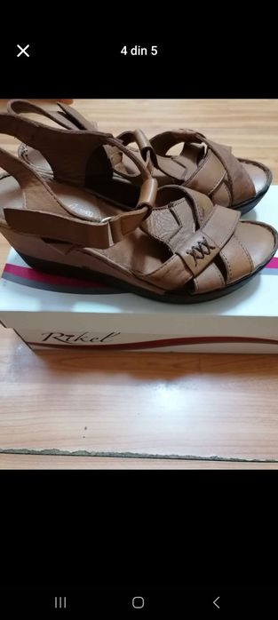 Sandale piele dama Riekel
