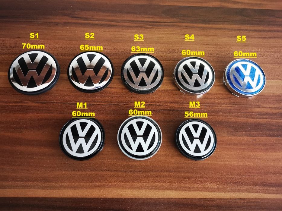 Капачки VW/Фолксваген 55/56/60/63/65/70mm