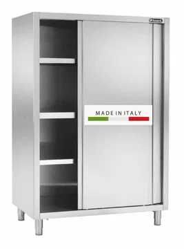 AMITEK Italy - Dulap vertical inox 140x 60x180h; Mobilier inox