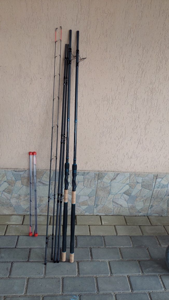 2 Lansete feeder fl strategist super distance 3.90m/ 180g