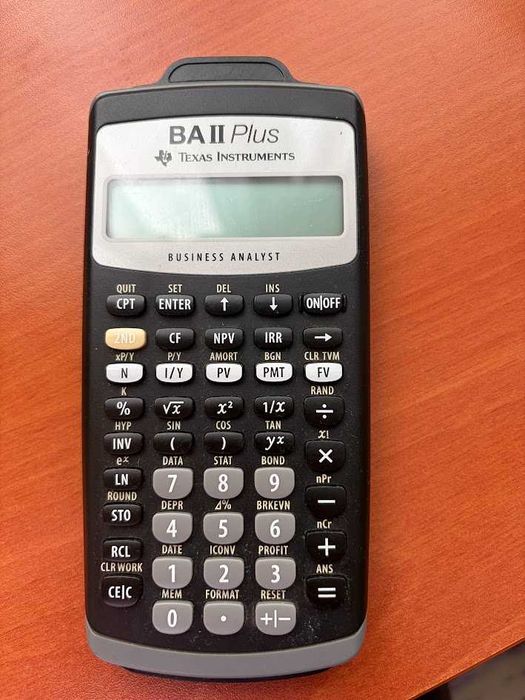 Калкулатор Texas Instruments BAII Plus