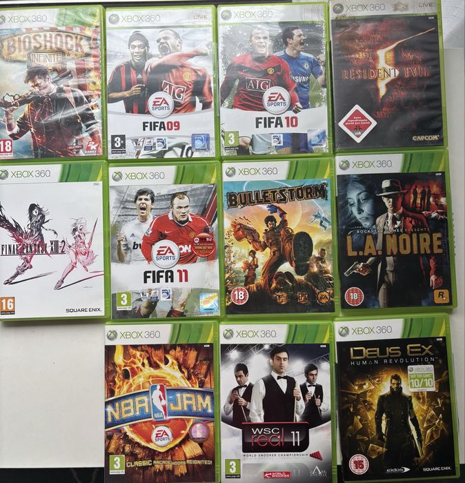 Vand pachet jocuri XBOX360