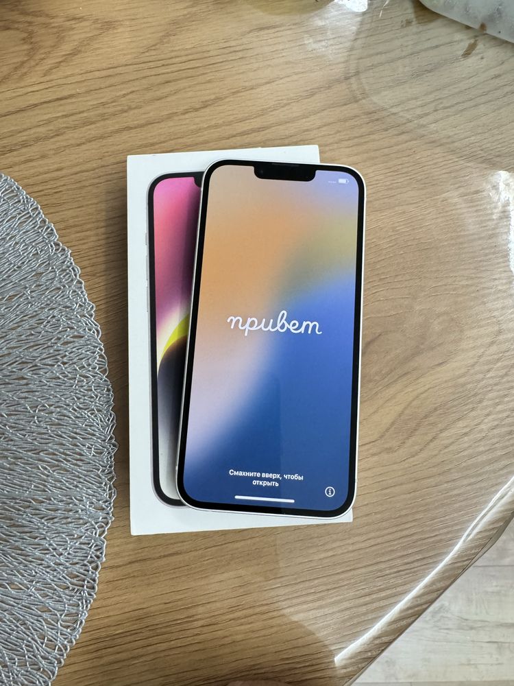 Продается Iphone 14 белый 128 гб емкость 85%