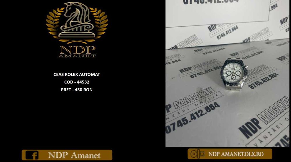 NDP Amanet NON-STOP Bld.Iuliu Maniu 69 CEAS ROLEX AUTOMAT (44532)
