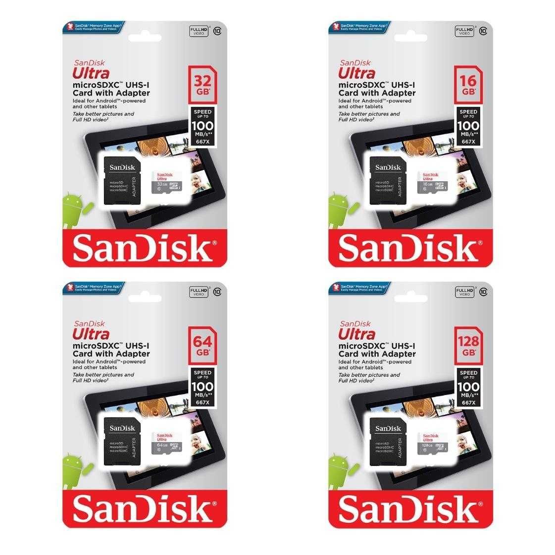 Карта памяти 64GB SanDisk микро