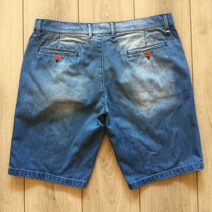 НОВИ оригинални сини дънкови къси гащета бермуди HERRLICHER размер 38