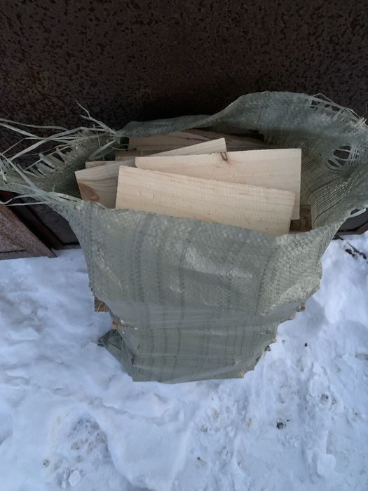 Напиленные ДРОВА в мешках
