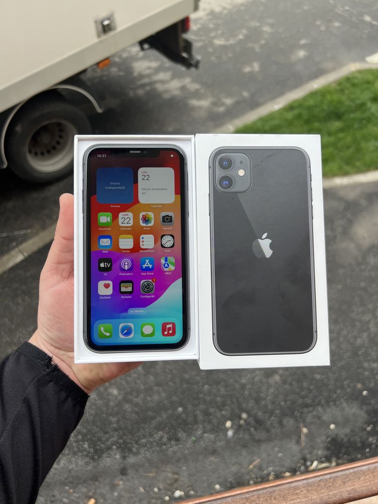 IPHONE 11 negru 64 Gb neverlock