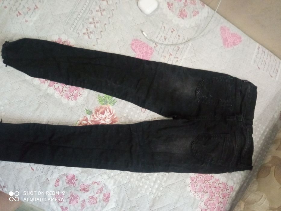 Дънки за момиче, размер 9 ,черни