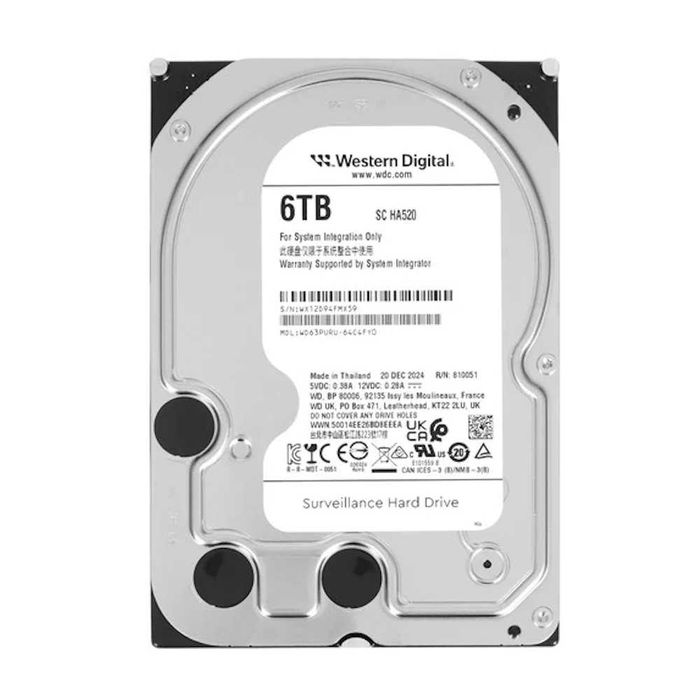 Продам Жесткий диск WD Purple Surveillance 6 ТБ