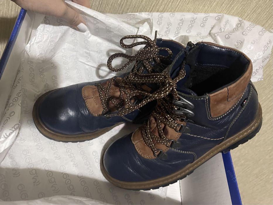 Ботинки унисекс зима 34-35р