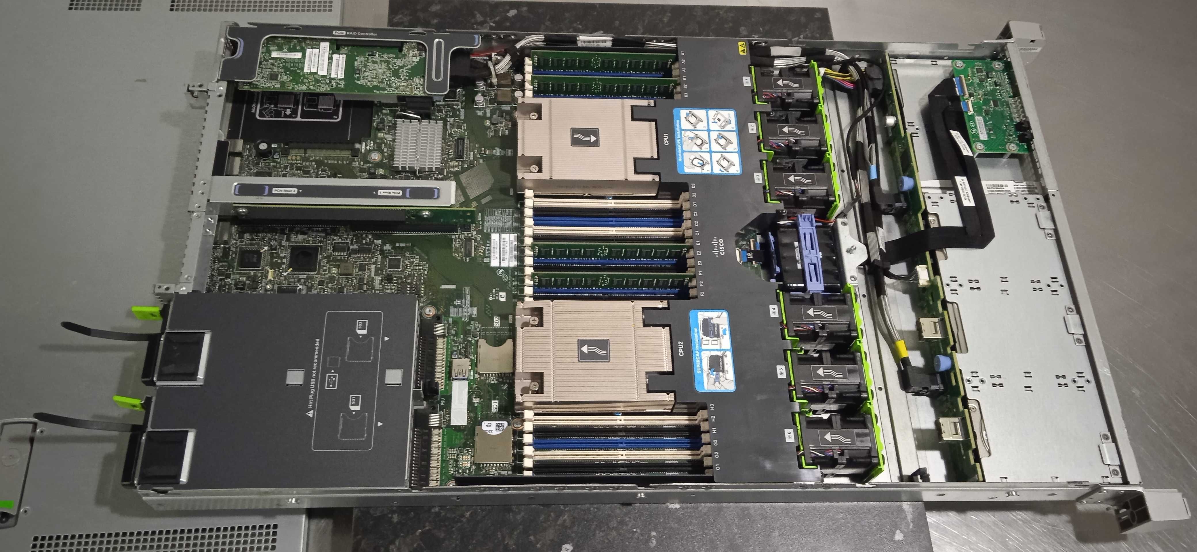 Workstation HP Z440 E5-1650v3, Сървър Cisco C220 M4S 2xXeon E5-2640v3