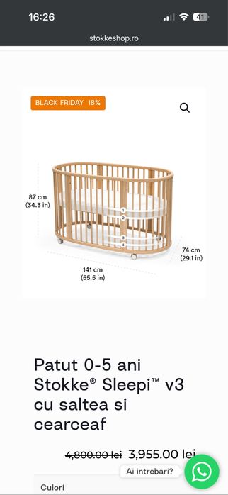 Vand pat copii Stokke