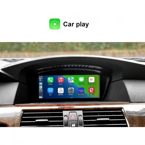 Ecran cu CarPlay și Android Auto pentru BMW E60 E61 E63 E90 E91 E93