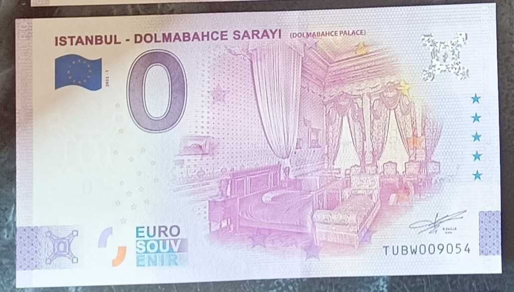 0 ЕВРО сувенирни банкноти