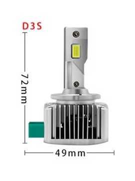 LED крушка за фабричен ксенон D3S 12V за директен монтаж