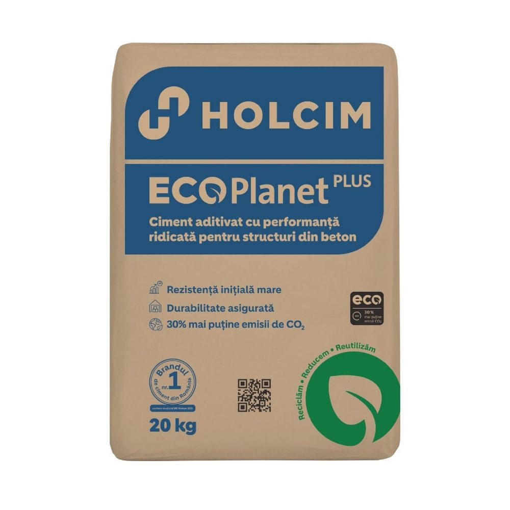 Ciment Holcim EcoPlanet Plus 20kg/sac